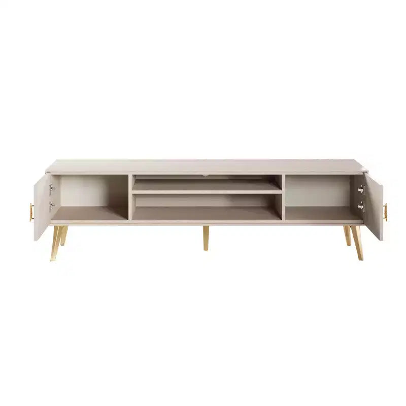 Meuble TV Manhattan Comfort 70,9" Haley pour téléviseurs jusqu'à 55" Blanc