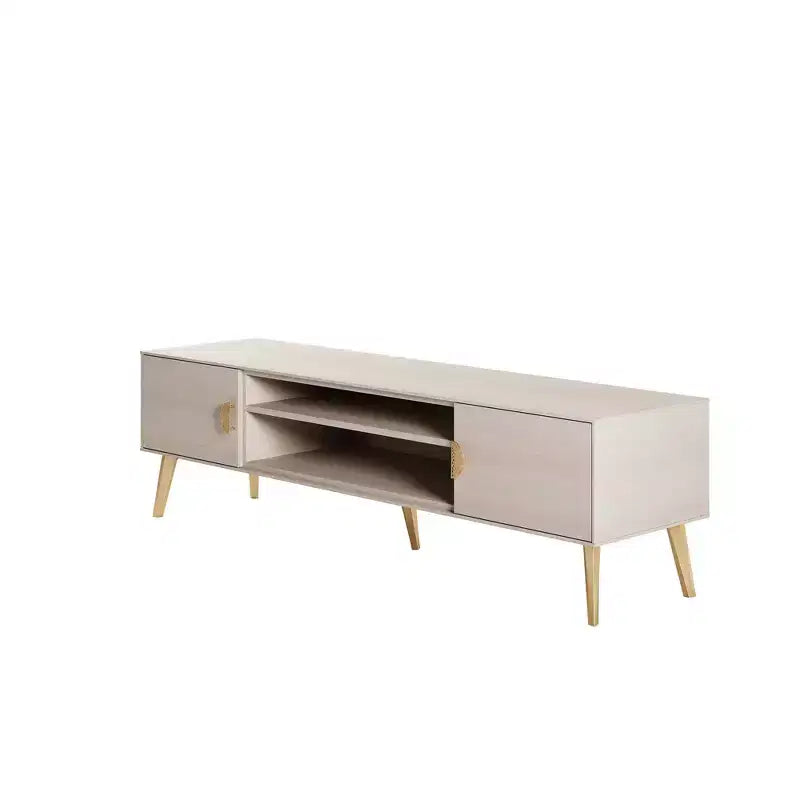Meuble TV Manhattan Comfort 70,9" Haley pour téléviseurs jusqu'à 55" Blanc