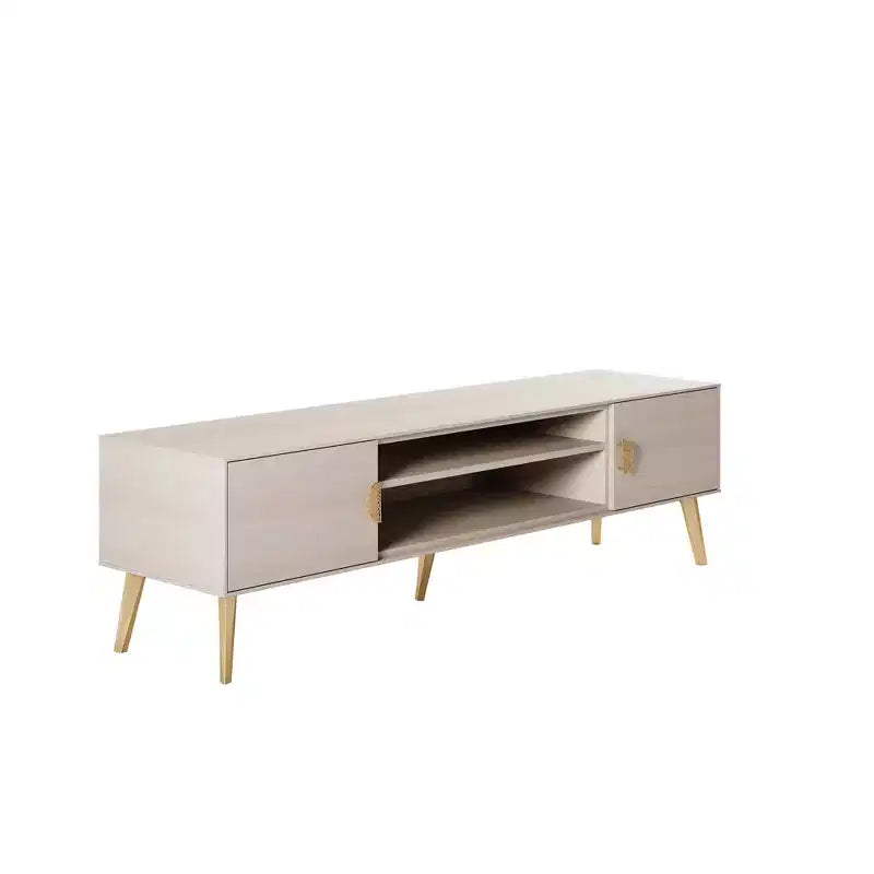 Meuble TV Manhattan Comfort 70,9" Haley pour téléviseurs jusqu'à 55" Blanc