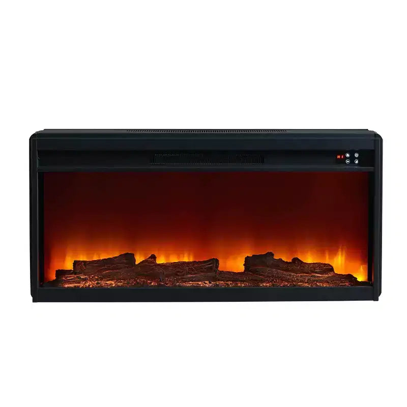 Meuble TV Festivo Farmhouse 70" pour téléviseurs jusqu'à 80" avec cheminée, gris