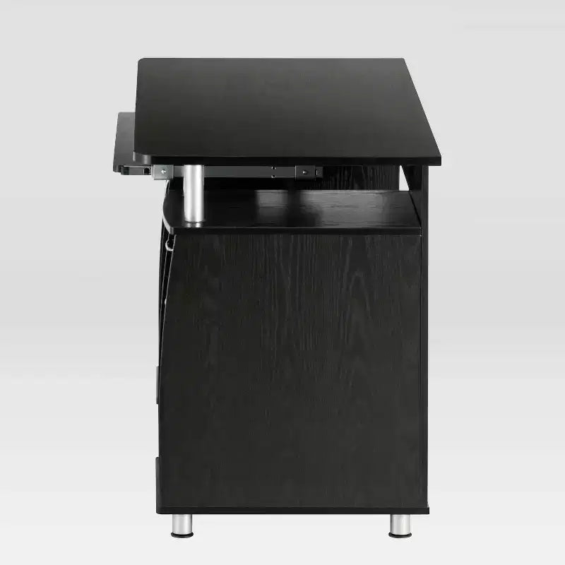 Bureau d'ordinateur complet avec rangement espresso - Techni Mobili : Meuble de bureau en MDF, tiroir pour clavier