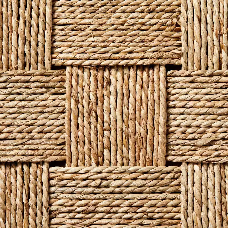 Lynwood Cube en osier damier Naturals - Threshold™ conçu avec Studio McGee
