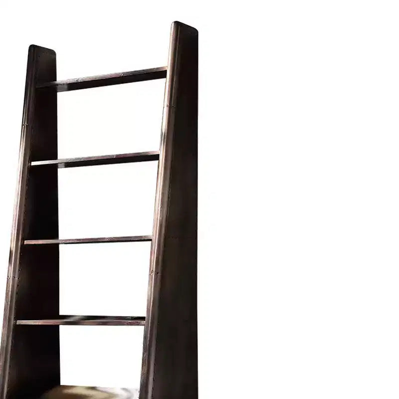 Meuble de Rangement Décoratif Brancaster Acme Furniture 80 cm en Aluminium : 5 niveaux, aucun assemblage requis
