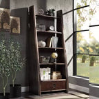 Meuble de Rangement Décoratif Brancaster Acme Furniture 80 cm en Aluminium : 5 niveaux, aucun assemblage requis