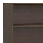 Bibliothèque basse et large WyndenHall Devlin 30", marron noyer