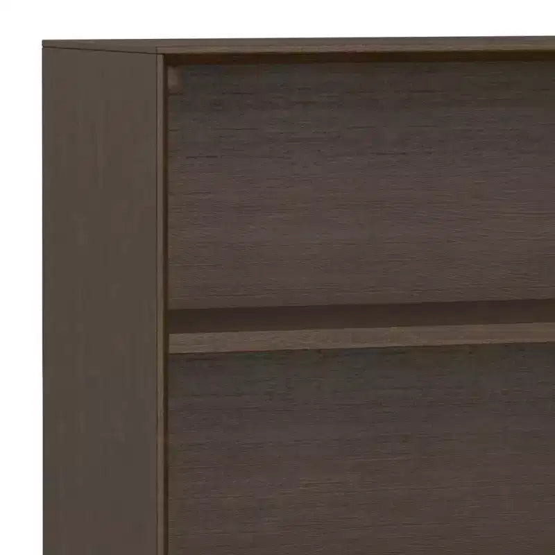 Bibliothèque basse et large WyndenHall Devlin 30", marron noyer
