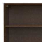 Bibliothèque basse et large WyndenHall Devlin 30", marron noyer