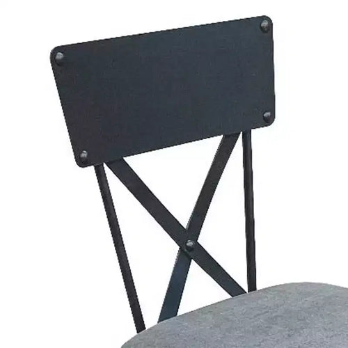 Chaise de bureau Brantley 40,6 cm Tissu gris/Finition canon de fusil - Acme Furniture
