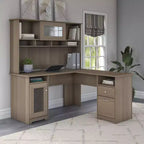 Bureau d'angle 60W Cabot gris cendré - Bush Furniture