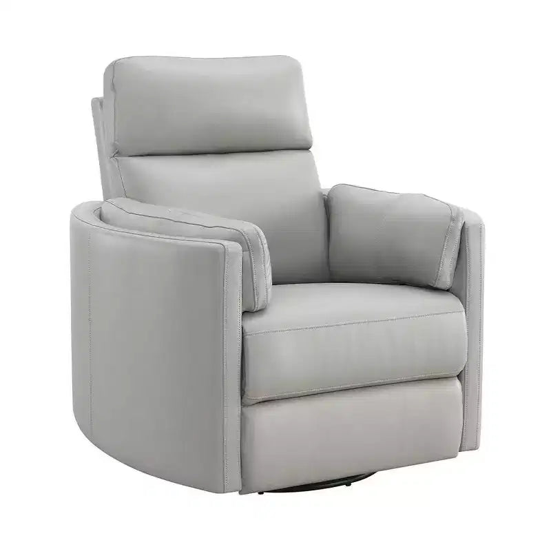 Fauteuil de bureau actif 40" Sagen en similicuir gris - Acme Furniture : Moelleux, Inclinable à 150°, Aucun assemblage requis