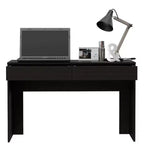 Suncheon Computer Desk Black - Boahaus: Modern Office Desk with Scratch-Resistant Wood Laminate, All Purpose Drawer
