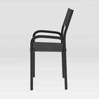 Chaise de bureau visiteur à structure métallique noire - Techni Mobili