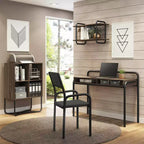 Chaise de bureau visiteur à structure métallique noire - Techni Mobili