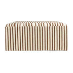 Table basse Kilim « Storied Home » crème et marron : Carrée, aucun assemblage, MDF, 4 points/pieds