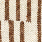 Table basse Kilim « Storied Home » crème et marron : Carrée, aucun assemblage, MDF, 4 points/pieds