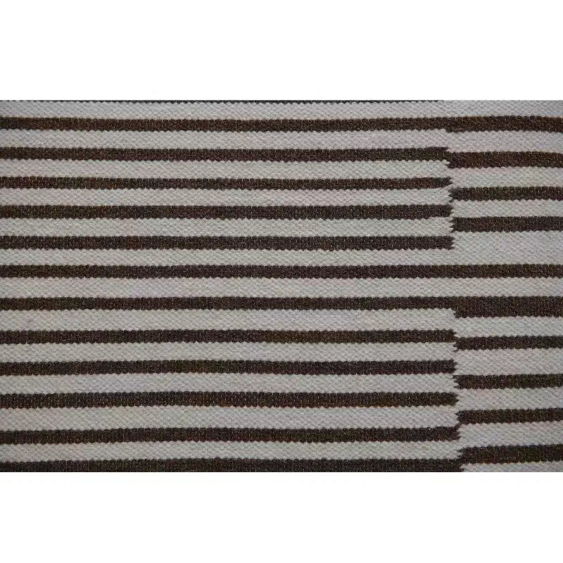 Table basse Kilim « Storied Home » crème et marron : Carrée, aucun assemblage, MDF, 4 points/pieds