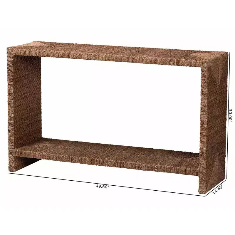 bali & pari Liza Console en jonc de mer naturel