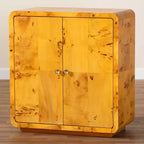 Meuble de rangement bali & pari Netra en véritable bois de loupe de Mappa Burl