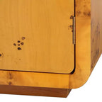 Meuble de rangement bali & pari Netra en véritable bois de loupe de Mappa Burl