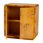 Meuble de rangement bali & pari Netra en véritable bois de loupe de Mappa Burl