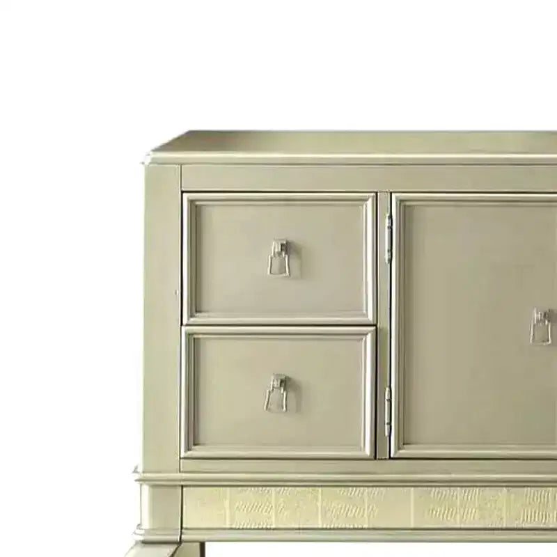 Armoire de rangement décorative Francesca Champagne Acme Furniture