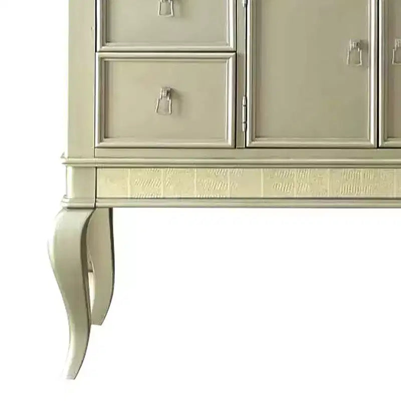 Armoire de rangement décorative Francesca Champagne Acme Furniture
