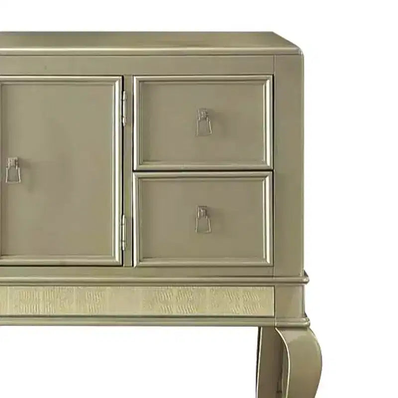 Armoire de rangement décorative Francesca Champagne Acme Furniture