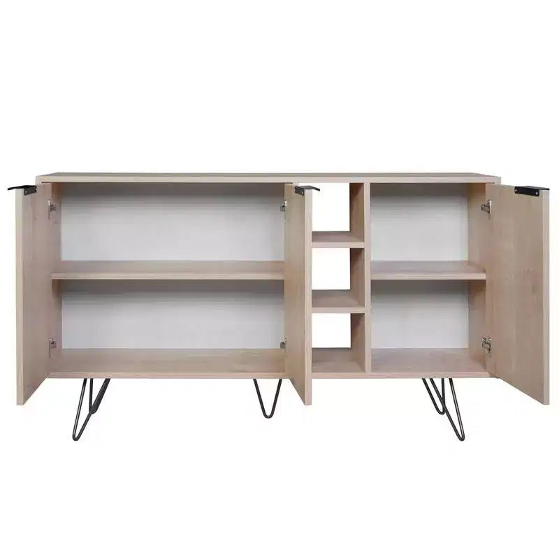 Console de rangement en chêne clair Niche