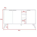 Console de rangement en chêne clair Niche