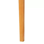 bali &amp; pari Jihan Console demi-lune en véritable bois de loupe de Mappa Burl clair