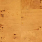bali &amp; pari Jihan Console demi-lune en véritable bois de loupe de Mappa Burl clair
