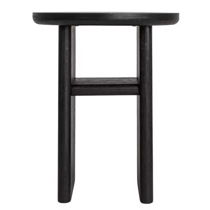 Table d'appoint Storied Home Firwood, noire