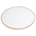 Table d'appoint or rose givré - Acme Furniture : Alivia contemporaine, verre trempé, cadre en métal