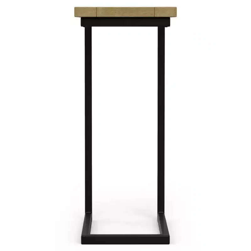 Table d'appoint WyndenHall Rhonda C avec incrustation, naturel