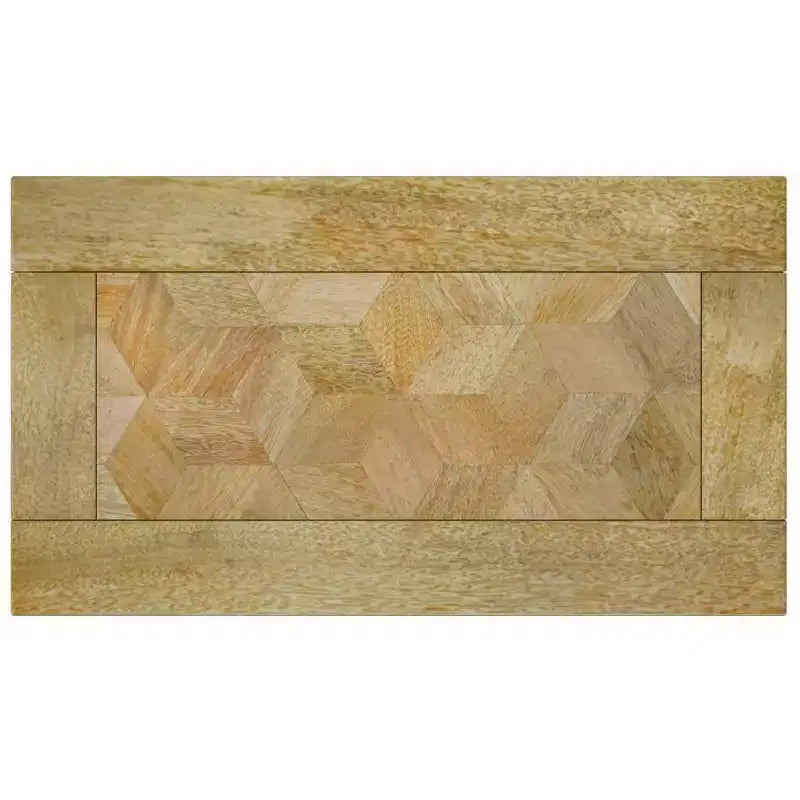 Table d'appoint WyndenHall Rhonda C avec incrustation, naturel