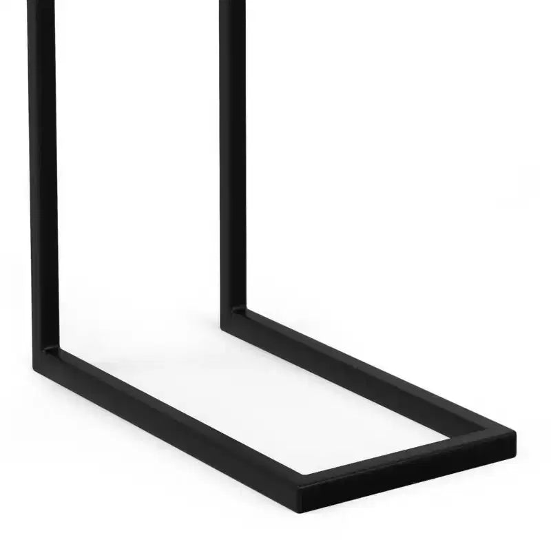 Table d'appoint WyndenHall Rhonda C avec incrustation, naturel