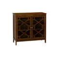 Linon Fetti Large Cabinet Brown