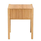 Table d'appoint à 1 tiroir en bois de bambou Naresh Naturel Brun - Baxton Studio