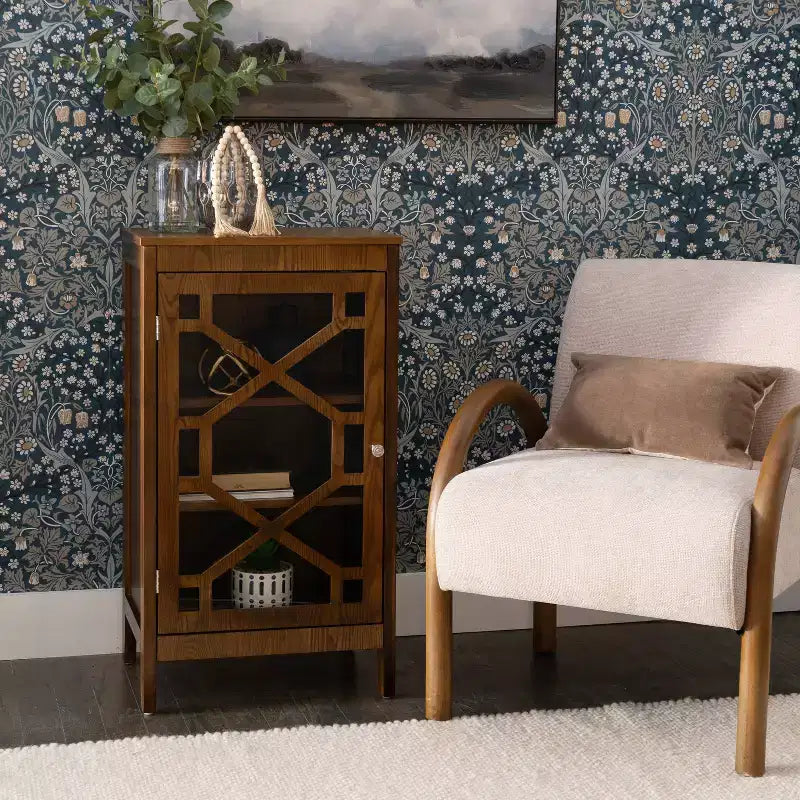 Petit meuble Linon Fetti marron