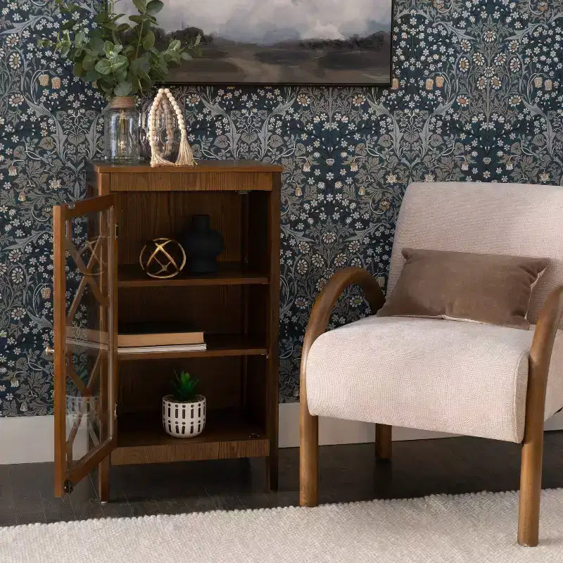 Petit meuble Linon Fetti marron