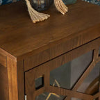 Petit meuble Linon Fetti marron