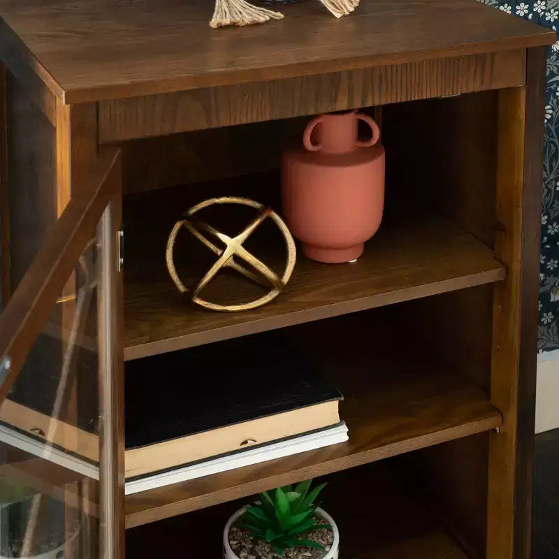 Petit meuble Linon Fetti marron