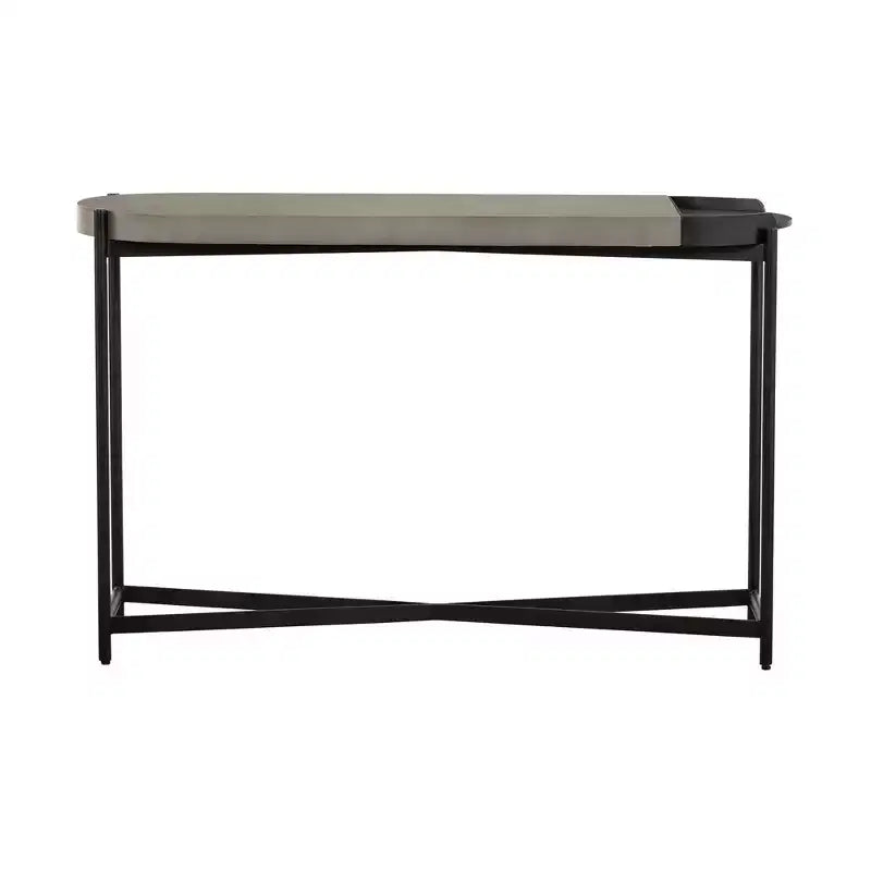 Console en Béton Dua Gris/Noir - Armen Living