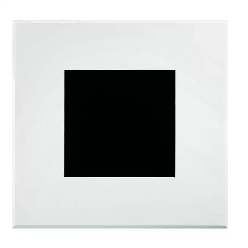 Table basse miBasics Manke Square contemporaine moderne blanche
