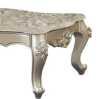 Table basse Bently 57" avec plateau en marbre et champagne - Acme Furniture