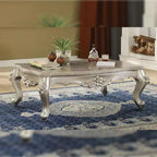 Table basse Bently 57" avec plateau en marbre et champagne - Acme Furniture