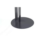 Table d'appoint Alondra Manhattan Comfort en pierre frittée noire