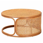 Table basse en rotin bali & pari Eldon, miel