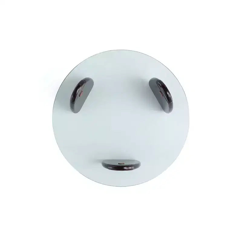 Table basse Manhattan Comfort Artesia à plateau en verre trempé, Noyer foncé