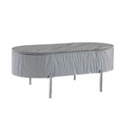 Table basse Yukino Acme Furniture, finition gris/chrome